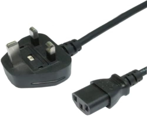 AC Power Cable, 3 Prong Plug Cord Kettle Lead Compatible with LG, Sony, Acer, Asus, Dell, LCD Smart TV Monitor, Printer, Computer, Pressure Cooker, Instant Pot and more