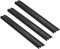 VEVOR 3er-Set 1-Kanal-Kabelschutzrampe Kabelbrücke TPR Schlauchbrücke 100 x 13 x 2 cm Überfahrschutz 907 kg (pro Achse) Tragfähigkeit Kabel Rampe Anti-Rutsch-Design Ideal für Parkplätze
