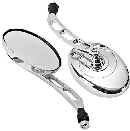 Motorrad Seitenspiegel Motorrad Rückspiegel Chrom Für Suzuki Für Intruder Für Volusia Für VS Für VL 700 750 800 1400 1500 Rückspiegel Spiegel