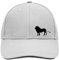 Huuraa Baseball Cap Löwe Silhouette Geschenk Dark Grey/White Löwe Geschenkidee