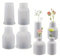 LNGJIN 4 pezzi Stampo in Silicone per Vaso, Fiori Stampo Silicone Morbido per Bottiglie,Stampo in Resina Vaso,Vase Silicone Mould per Resina Epoxy Vaso Decorazione,Stampi in Silicone per Resina