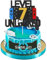 7th Birthday Cake Topper Gaming Cake Topper Personalized Happy Birthday Cake Topper Decoration Birthday Game Party Supplies for Kids Boys
