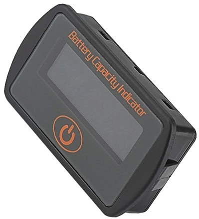 Homoyoyo Batterietester Batterie Spannungsprüfer Batterieanzeige autobatterie Batterien Batteriezustandsüberwachung LCD-Batteriekapazitätsanzeige Monitor Indikator Kontrollleuchte Abs
