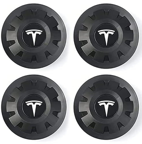 4 Stück Nabendeckel für Tesla Model Y Radnabendeckel Felgendeckel Radnabenkappen Felgenkappen Nabenkappen Wheel Caps Radnabenabdeckung,A