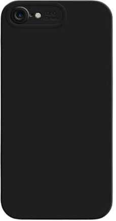 KK KENIK Silicone Case for iPhone SE 2020/SE 2022, iPhone 8/7, Soft-Touch, Shockproof, DustProof, Antiskid Phone Cover for iPhone SE 2nd 3rd Generation/7/8 Black