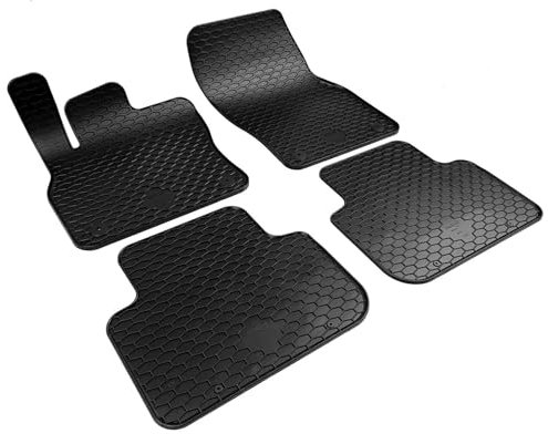 Walser DirtGuard Gummi Fussmatten Auto für Audi Q3 (F3B) 07/2018-Heute, Q3 Sportback (F3N) 06/2019-Heute, 100% passgenaue Auto Fußmatten, robuste Universal Fußmatte Auto