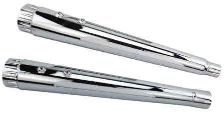 Auspuff Schalldämpfer Für Harley Für Touring Für Road King Für Electra Glide Für FLTRX Für FLHX 2017-2020 Megaphon Slip-On Halldämpfer Auspuffrohre Chrom Auspuffrohre Motorcycle Exhaust Pipe(2017-2021