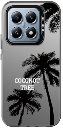 YUXING Handyhülle für Xiaomi 14T Pro 5G Hülle Ultra Dünn Stoßfeste Schutzhülle mit Blumen Tier Graffiti Art Muster Design Slim Bumper Case Cover, Coconut