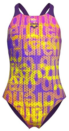 ARENA Performance Girls' Multi Colours V Back Swimsuit