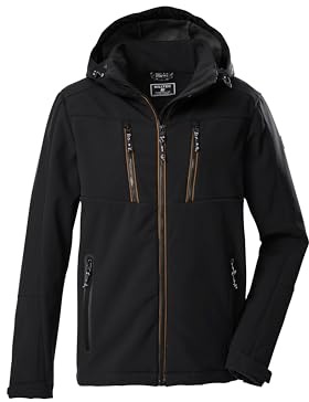 Killtec Herren Kow 79 Mn Sftshll Jckt Softshelljacke mit abzippbarer Kapuze