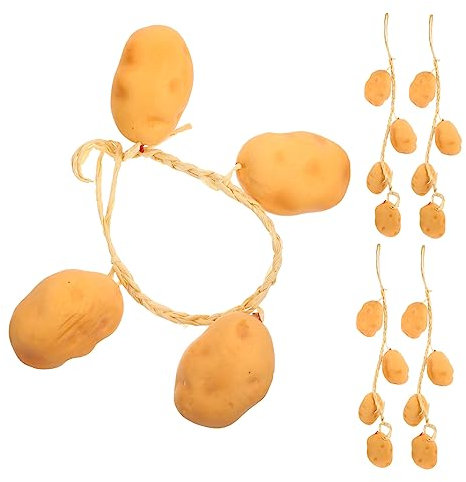 TOPBATHY Pendentifs Forme De Pommes De Terre Décorations De Cuisine Suspendues Ornements Réalistes pour Accessoires De Photographie