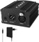 J&D Fuente de Alimentación Phantom 48V, Diseño de 1 Canal con Adaptador, Compatible con Todos los Micrófonos de Condensador, Ideal para Grabación Musical Profesional y Uso en Estudio, Negro