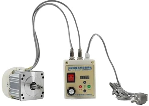 Brushless Servo Motor, 1100w 220v Switch Brushless Motor Controller Driver Lathe for Knob Speed Belt Sander Woodworking Machinery Used