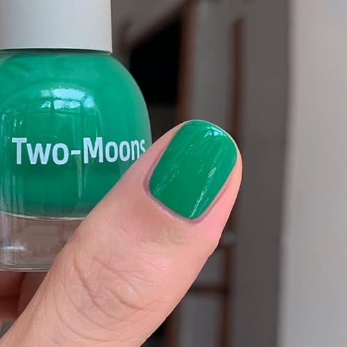 Green Nail Polish - Dark Green Nail Varnish Quick Dry - Long Lasting Breathable Emerald Green Nail Polish,French Manicure Chip Resistant Water Based Nail Varnish for Women Girls