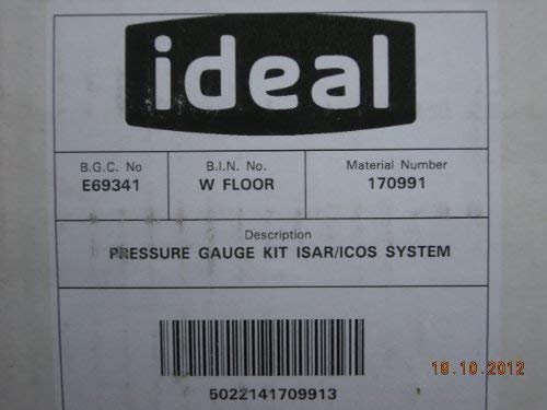 Ideal Icos System M3080 Isar HE24 HE30 HE35 & M30100 Pressure Gauge 170991