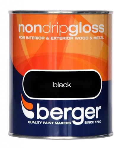 Berger Non Drip Gloss 750ml Navy Blue