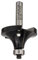 Bosch Professional Abrundfräser Standard for Wood (für Holz, Radius 15 mm, Arbeitslänge 22 mm, Zubehör Handfräse)
