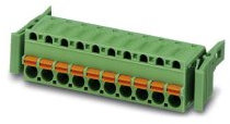 PHOENIX CONTACT FKC 2,5/10-ST-5,08-RF Leiterplattenstecker, Grün, 2.5mm² Nennquerschnitt, 10 Anzahl der Anschlüsse, FKC 2,5/..-ST Artikelfamilie-RF Artikelfamilie, 5.08mm Rastermaß, 50 Stück