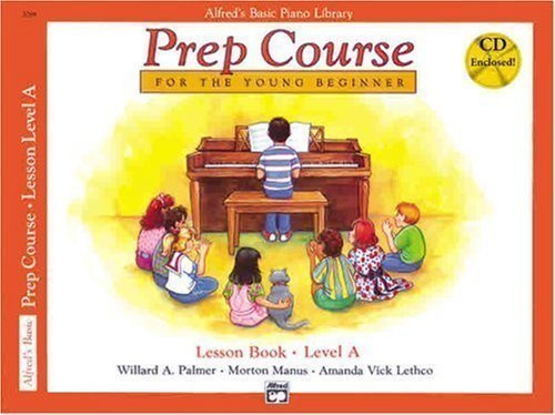 Alfred's Basic Piano Prep Course Lesson Book Level A (Alfred's Basic Piano Library) Pap/Com Edition by Palmer, Willard A., Manus, Morton, Lethco, Amanda Vick [2004]