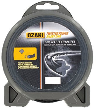 OZAKI - Fil Nylon Hélicoïdal TWISTED POWER SILENT LINE - Ø 3,0mm - L 28m - Fil Aérodynamique - Réduit Le Bruit & Les Vibrations