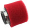 GOOFIT Filtro Aria Spugna Moto 38mm Verticale Universale Pit Bike sostituzione per 47cc 49cc 50cc Motocross Ciclomotore Pocket Bike Scooter Quad Rosso