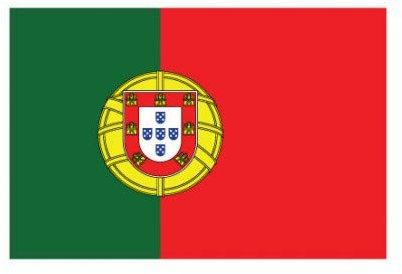 Autocollant Drapeau Portugal sticker flag - Taille : 8 cm