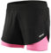Lixada Short de Course 2 en 1 pour Femmes pour Femmes Séchage Rapide, Respirant, Entraînement Actif