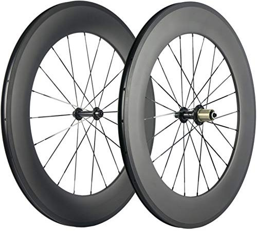 Superteam 38/50/60/88 mm Carbon-Laufradsatz, 700c Drahtreifen, 23 mm Rad, UD, mattes Finish (88 mm/23 mm)