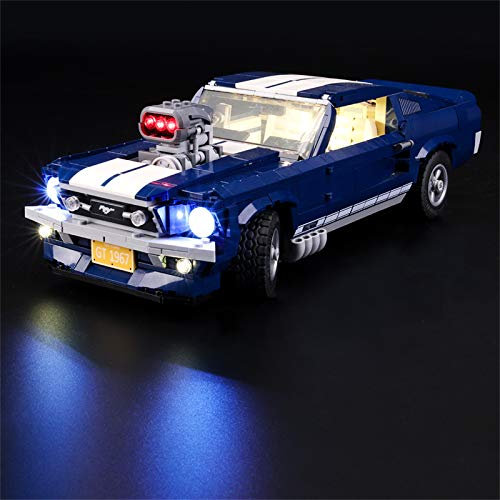 LIGHTAILING Licht-Set Für (Creator Expert Ford Mustang) Modell - LED Licht-Set Kompatibel Mit Lego 10265(Modell Nicht Enthalten)