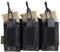 EXCELLENT ELITE SPANKER Oben offen Einzel/Doppel/Dreifach Mag Pouch für M4 M16 AK AR Magazintasche und Pistol Mag Pouch(Dreifach+Multicam Schwarz)