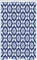 ABAKUHAUS Blau Schmaler Duschvorhang, Portugiesisch Azulejo Pattern, Badezimmer Deko Set aus Stoff mit Haken, 120 x 180 cm, Dunkelblau