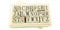 SUPVOX Alphabet-Stempel aus Holz, ABC-Stempel, Buchstaben, Gummi-Stempel für Scrapbooking, Basteln, Karten, Umschläge, Einladungen
