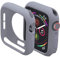 Miimall Kompatibel mit Apple Watch Series 6/SE/5/4 40mm Hülle, Flexible TPU Schutzhülle Stoßfest Schutz Bumper Case für Apple Watch Serie 5/4 - Hellgrau
