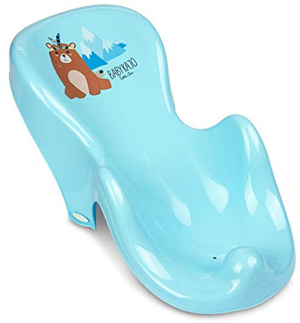 Baby Badewannensitz – Badesitz für Babys mit Anti rutsch Funktion aus BPA freiem Plastik - Baby Badesitz ab 6 Monate ergonomisch geformt TÜV Rheinland zertifiziert.
