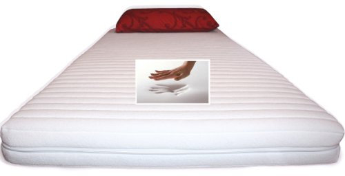 Viscoelastische Matratzenauflage Luxus Edition Viscoauflage Visko Topper mit Luxus Raumgewicht 85 kg/m³ viskoelastische Auflage für Matratze Soft weich RG 85 (80x200x10 cm, Ohne Bezug)