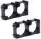 Heyiarbeit 50Pcs 21700 Lithium Ion Cell Double Battery Holder Bracket for DIY Battery Pack 21.7mm Hole Dia