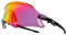 KAPVOE Fahrradbrille Mountainbike Sport Sonnenbrille Radfahren Motorrad BMX Herren Damen Rot Schwarz 04