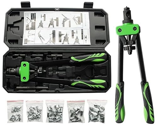 13-Zoll-Nietmutter-Set Nietwerkzeug Hochleistungs-Mini-Handnieter Blindnietpistole Werkzeug Dachrinnen-Reparaturwerkzeug-Set M3 M4 – Australien, M8X10