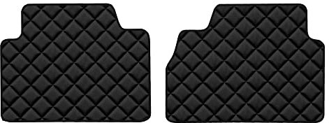F-CORE Fußmatten - rückseite Autos für Mercedes Class S W220 10.98-08.05 Limousine SCHWARZ