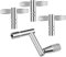 BOBOZHONG Schlagzeugschlüssel,4PCS Trommel Stimmschlüssel Stimmschlüssel-Zubehör Metall Drum Key Tuning Keys 3 T-Trommelschlüssel und 1 Z-Trommelschlüssel für Schlaginstrumente