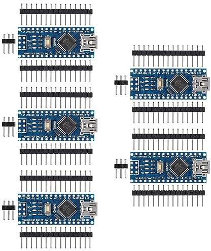 5PCS Mini Nano V3.0 ATmega328P 5V 16M Mini USB Microcontroller Board Compatible with Arduino Nano V3.0