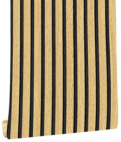 myforHD Papier peint autocollant, aspect bois, autocollant, vintage, décoratif, pour meubles, porte murale, imperméable