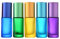 Bouteille d'huile essentielle,Flacon Roll on en Verre,Roll on Vide,Flacon à Bille,Flacons Roll on Vide en Verre Coloré,Roll on Huiles Essentielles,pour Aromathérapie,Parfum,Massage,5ML,5 pièces