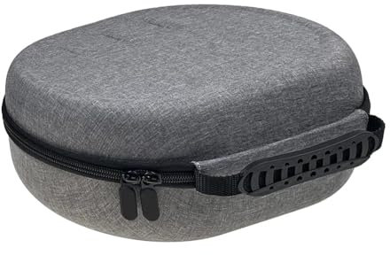 SPEPROECO EVA Travel Carrying Case Shockproof Hard Storage Box Anti-Scratch with Mesh Pocket Partitioned Storage for Meta Quest 3 VR Headset Controller