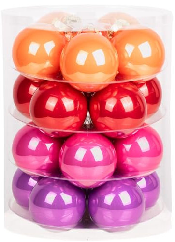 Magic the Gathering MAGIC Weihnachtskugeln Glas 6cm 20 STK. Christbaumkugeln (Party Time | Mehrfarbig)