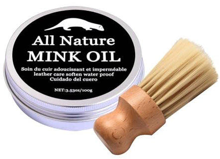 Allbestop Graisse Pour Cuir De Haute Qualité Crème Soin Protection Pour Ravive L’Arôme, Traite, Entretient Tous Types Et Couleurs De Cuir Fauteuil, Canapé, Siège Auto, Bottes, Chaussures. (A)