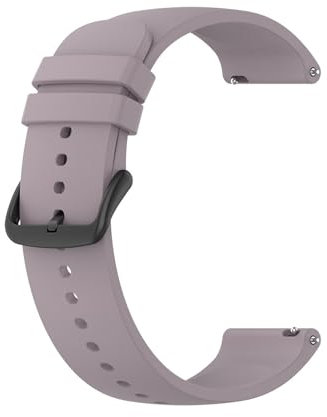 Generic Silikon Armband für Fossil Gen 6 44mm/Fossil Gen 5/5E 44mm/, 22mm Wasserdichte Weiche Ersatzriemen, Weiches Silikon Ersatzarmband Uhrenarmband Sportarmband für Damen Herren (Lila)