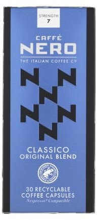 Caffè Nero - Classico Signature Blend Pods - Nespresso Compatible Capsules - (30 Coffee Pods in Total)