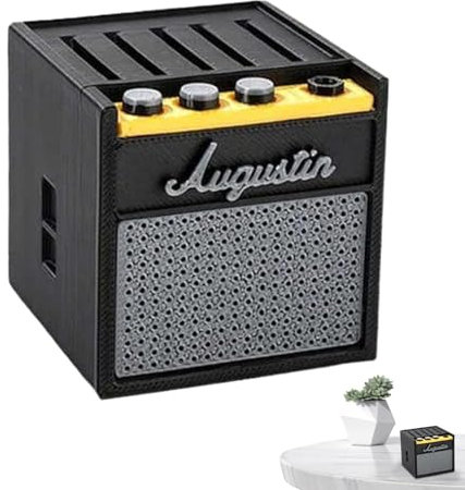 Gitarren-Pick-Vitrine - Amp-Design Aufbewahrungsbox für Plektren | Sammlerdisplay und Halter für Akustikgitarren-Picks