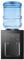Dispensador de agua eléctrico, máquina de agua fría y caliente, dispensador eléctrico de agua fría y caliente, enfriador de agua de carga superior, dispensador de agua para botellas de escritorio para